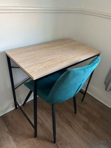 desk and chair