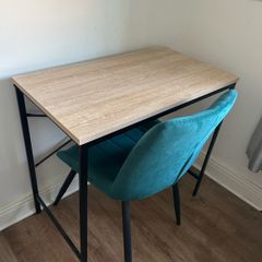 desk and chair
