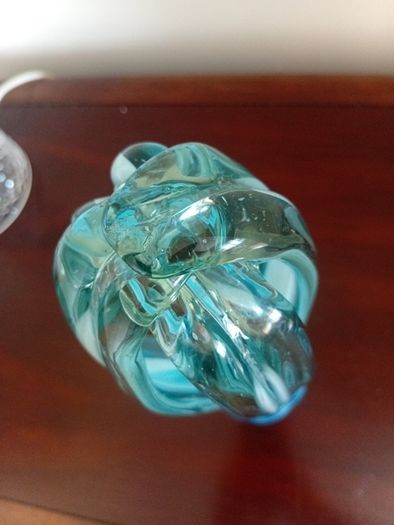 Vintage mid century hand blown art sculpture