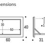 Ambivalenz Wall Shelf (Folds Flat) Image 7
