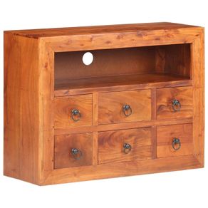Sideboard 80x30x60 cm Solid Acacia Wood