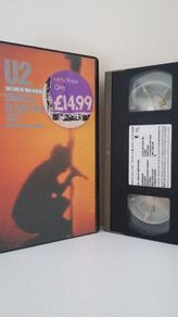 U2 Live At Red Rocks " Under A Blood Red Sky" 1983 Very Rare Video Cassette Tape