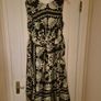 Primark Edit black and white floral dress Image 2