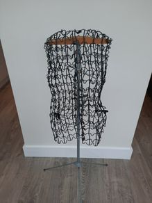 Vintage wire dress form mannequin