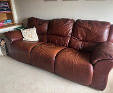 Leather couch for sale