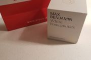 Max Benjamin White Pomegranate Natural Wax Candle  210 grams