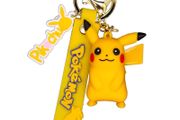 New Pokemon Keychain Pikachu Koda Duck Pendant Jewelry Figurines Doll Cartoon