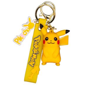 New Pokemon Keychain Pikachu Koda Duck Pendant Jewelry Figurines Doll Cartoon