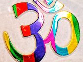Beautiful OM symbol self adhesive sticker Ohm Aum