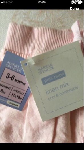 Girls BNWT trousers 3/6 mths