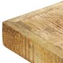 Dining Table 120x60x75 cm Solid Rough Mango Wood Image 2