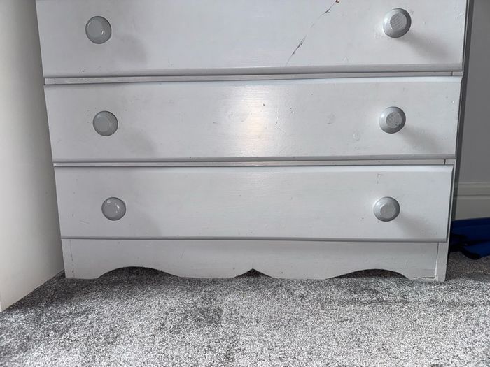 Grey  6 Drawer Chest of Drawers