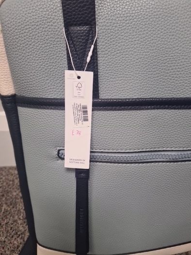 brand new leather feel backpack handbag