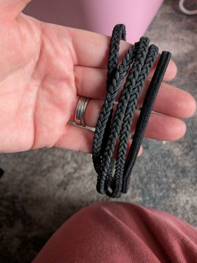 Black braided hair headband