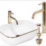Washbasin set + tap + stopper Image 10