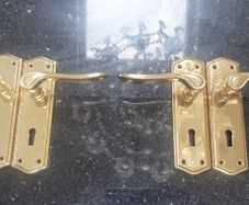 Brass door handles