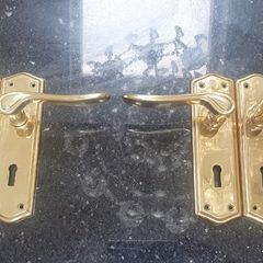 Brass door handles