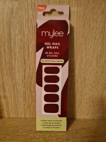 Mylee  GEL NAIL WRAPS  20 GEL NAIL STICKERS  No LED/UV lamp required  Salon mani in minutes  Lasts up to 14 days