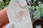Crystal clear quartz lovely large chakra meditation