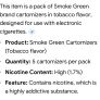 Smoke Green rechargeable e-cigs bundle Image 8