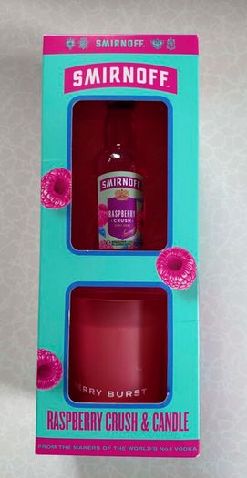 Smirnoff Raspberry Crush & Candle (new).