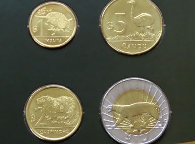 Uruguay BUNC certificated coins set with South American Cougar (Puma) Cat