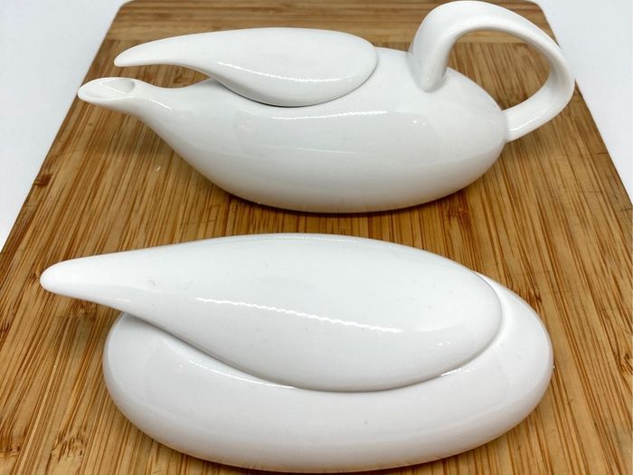 Newbridge Tea Set Dove Teapot Milk and Sugar