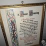 Vintage Framed House Blessing Image 2