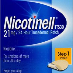 nicotinell 21 mg step 1 28 patches = 1 month supply