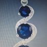 18KT White Gold Filled Pendant Image 4