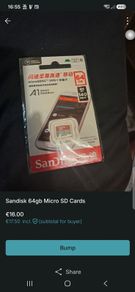 Sandisk 64gb Micro SD Cards