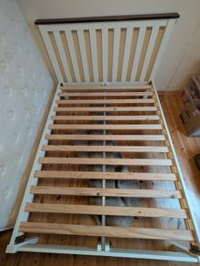 Wooden Double Bed Frame with Matress