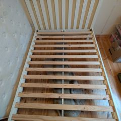 Wooden Double Bed Frame with Matress