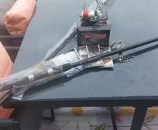 12ft Beachcaster rod and reel