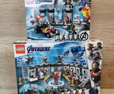 Lego 76125 and 76167 Iron man hall of armour + addon armoury