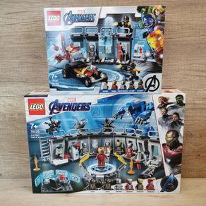 Lego 76125 and 76167 Iron man hall of armour + addon armoury