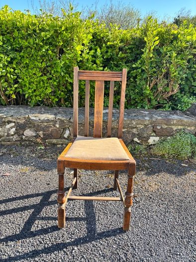 vintage solid wood chairs