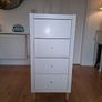White four drawer locker Image 6