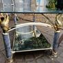 Elegant Swan Detailing Coffee Table Image 4
