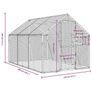 Aviary Silver 1.79x3x1.85 m Aluminium Image 4