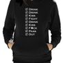 Drink Fight Pass out Hoodie great for stag parties Image 3