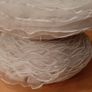 White rose ruffle cushions Image 3