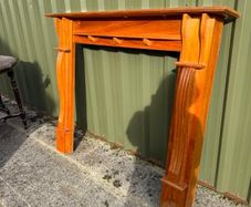 Wooden fire surround
