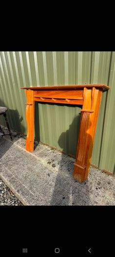 Wooden fire surround