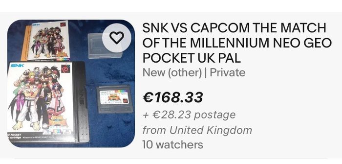 Match of the Millennium - SNK vs Capcom - NeoGeo Pocket Colour