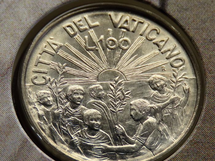 Vatican Pope John Paul II vintage 1999 original UNC coins set