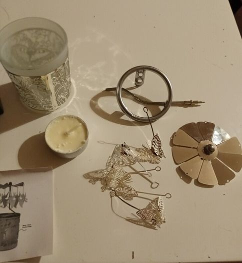 Butterfly candle holder