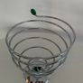 Chrome Spiral Fruit Bowl Image 4
