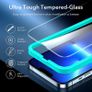 Hybrid Case Compatible with iPhone 13 Pro Max, with 2-Pack Tempered-Glass Screen Protectors, Reinforced Drop Protection, Shock-Proof Bumper, Scratch-Resistant Phone Case, Classic Series, Clear Image 4