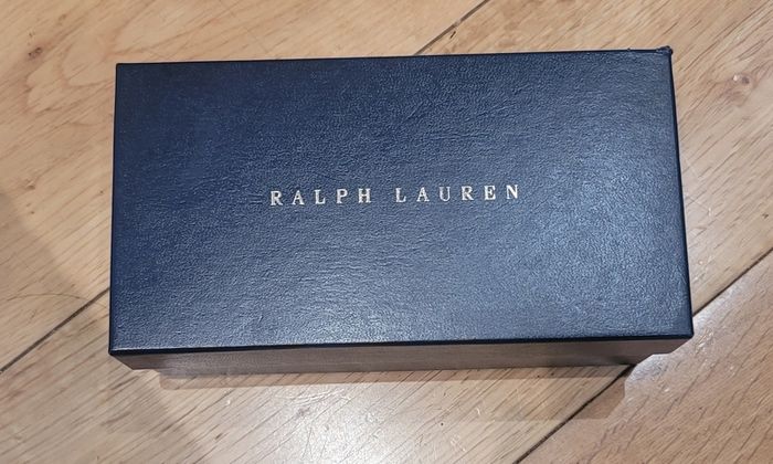 Ralph Lauren  Reading Glasses Case, Box, Cleaning Cloth, Brochure,